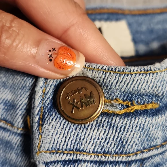 RARE!! Vintage 90's X-AM Brand High Rise Tapered Leg "Mom" Fit Light Wash Jeans - Picture 11 of 15